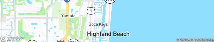 Highland Beach - map