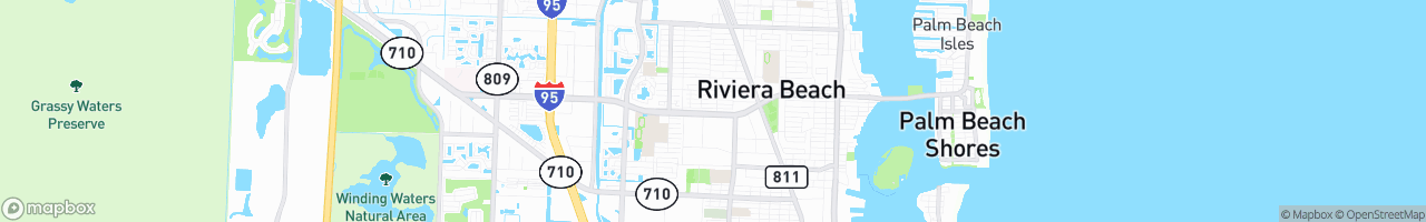 Riviera Beach - map