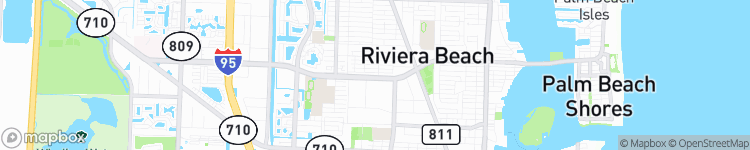 Riviera Beach - map