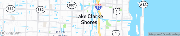 Lake Clarke Shores - map
