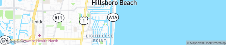 Hillsboro Beach - map