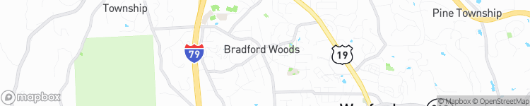 Bradford Woods - map