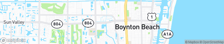 Boynton Beach - map