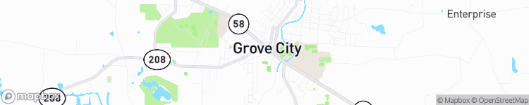 Grove City - map