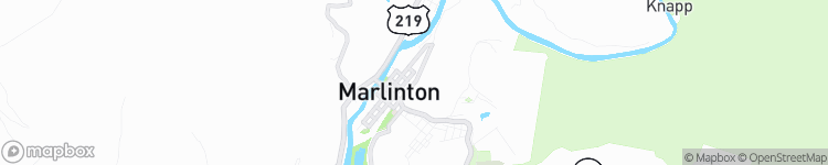 Marlinton - map