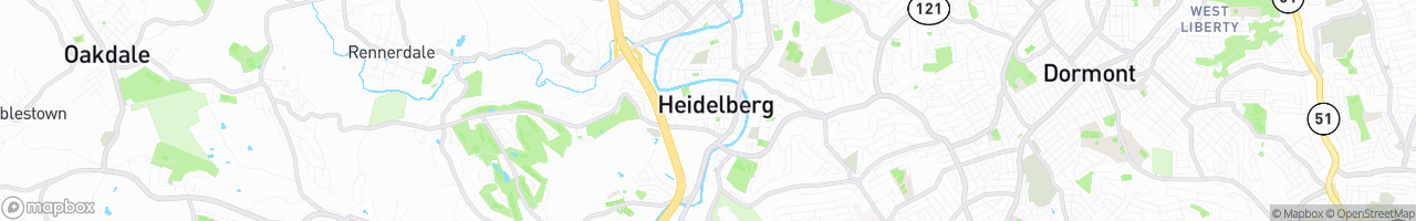 Heidelberg - map