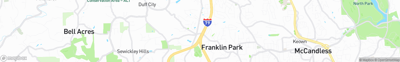 Franklin Park - map