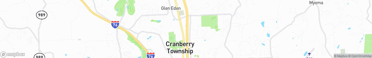 Weigh Station Cranberry Township SB - map