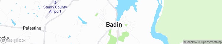 Badin - map