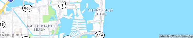 Sunny Isles Beach - map