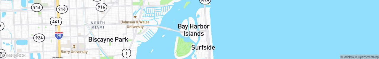 Bay Harbor Islands - map