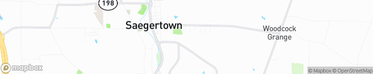 Saegertown - map