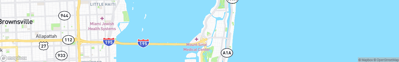 Miami Beach - map