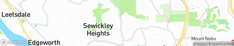 Sewickley Heights - map