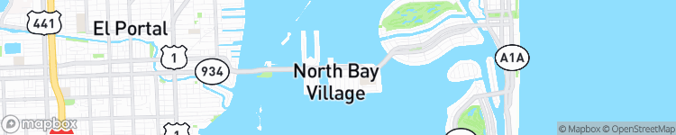 North Bay Village - map