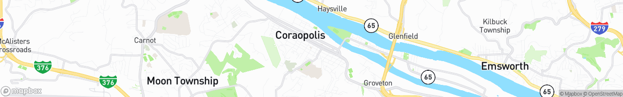 Coraopolis - map