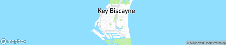 Key Biscayne - map