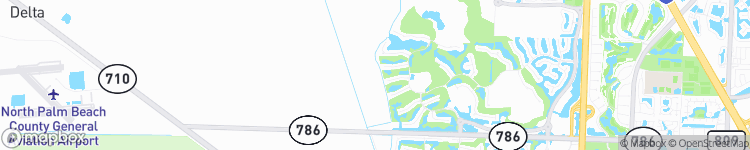Palm Beach Gardens - map