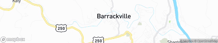 Barrackville - map