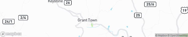 Grant Town - map