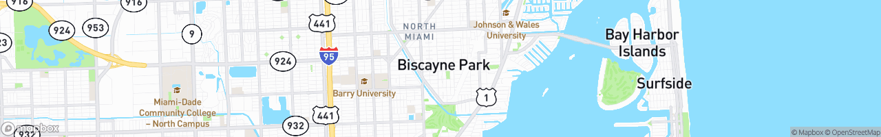 Biscayne Park - map