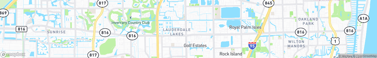 Lauderdale Lakes - map