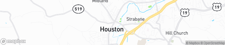 Houston - map
