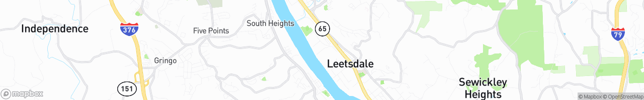 Leetsdale Industrial Corp - map