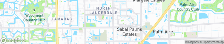 North Lauderdale - map
