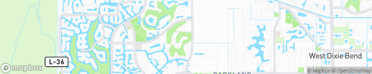 Parkland - map