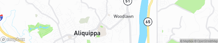 Aliquippa - map