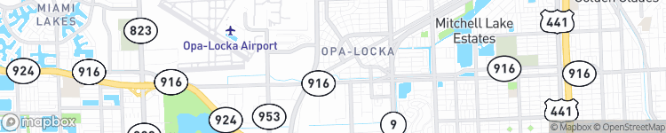 Opa-locka - map