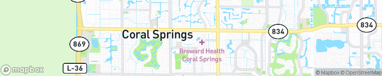 Coral Springs - map