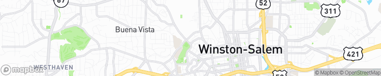 Winston-Salem - map