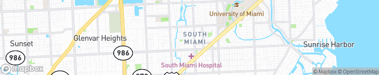 South Miami - map