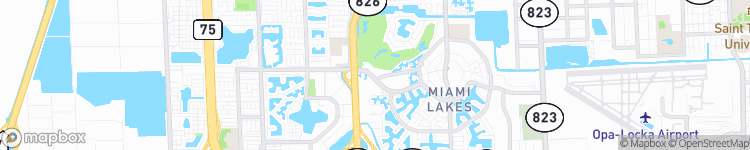 Miami Lakes - map