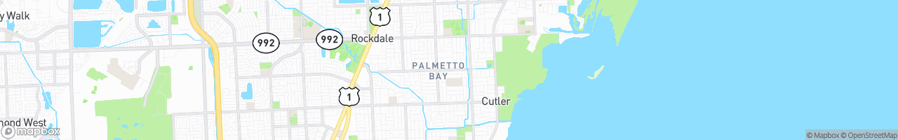 Palmetto Bay - map