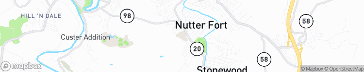 Nutter Fort - map