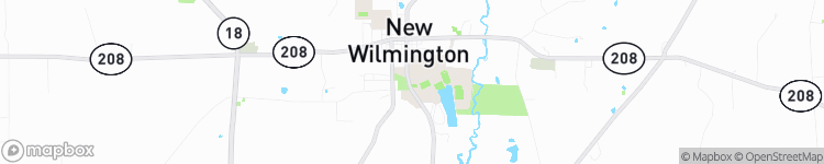 New Wilmington - map