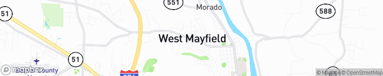West Mayfield - map