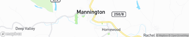Mannington - map