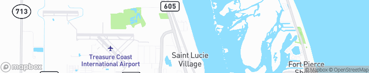 Saint Lucie - map
