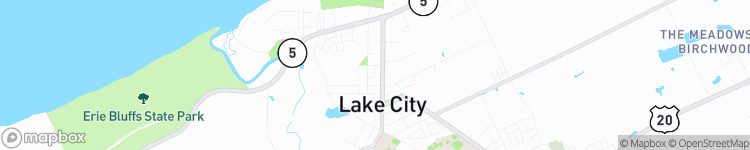 Lake City - map