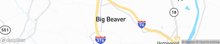 Big Beaver - map