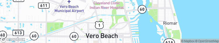 Vero Beach - map