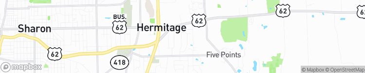 Hermitage - map