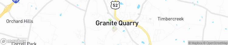 Granite Quarry - map