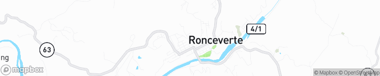 Ronceverte - map