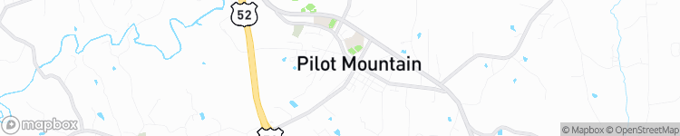 Pilot Mountain - map