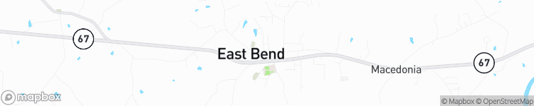 East Bend - map